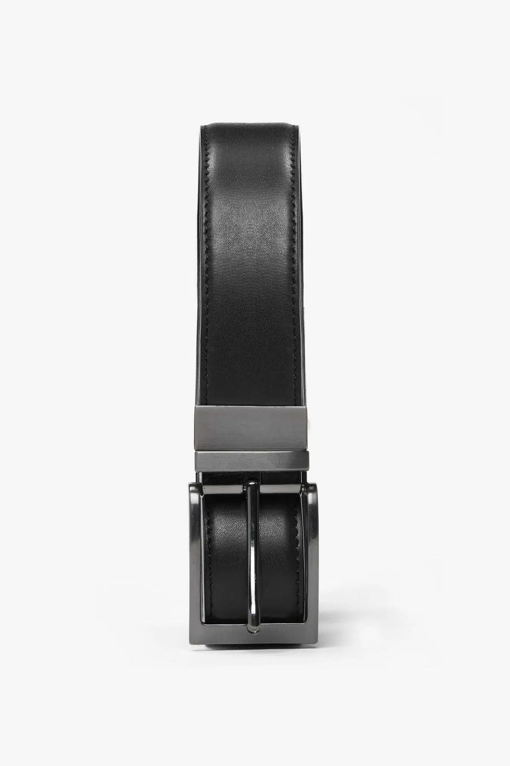 Curea reversibilă YUTU33-8593 Negru/Maro